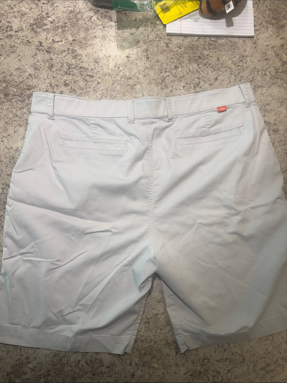 Nike Men's Light Blue Flat Front Shorts